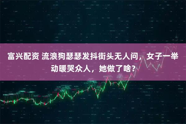 富兴配资 流浪狗瑟瑟发抖街头无人问，女子一举动暖哭众人，她做了啥？